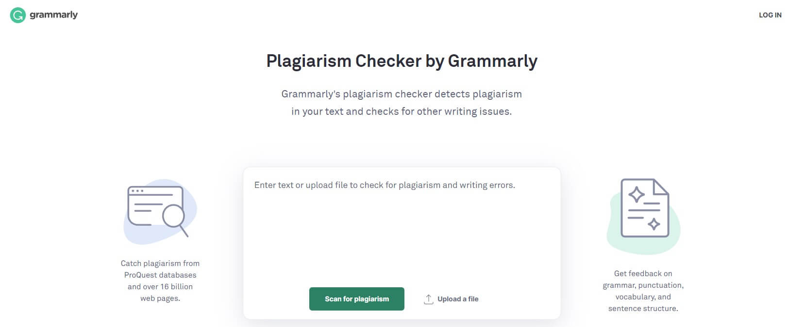 Grammarly Plagiarism Checking Tool