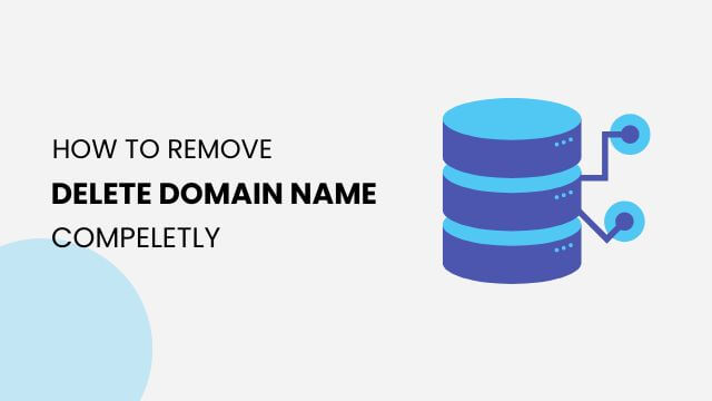 How to Remove Domain Name Completely