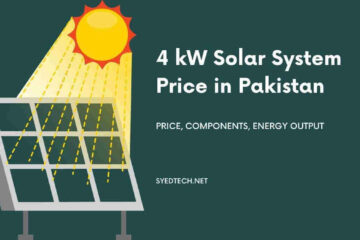 4 kW Solar System Price in Pakistan