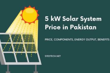 5 kW Solar System Price in Pakistan