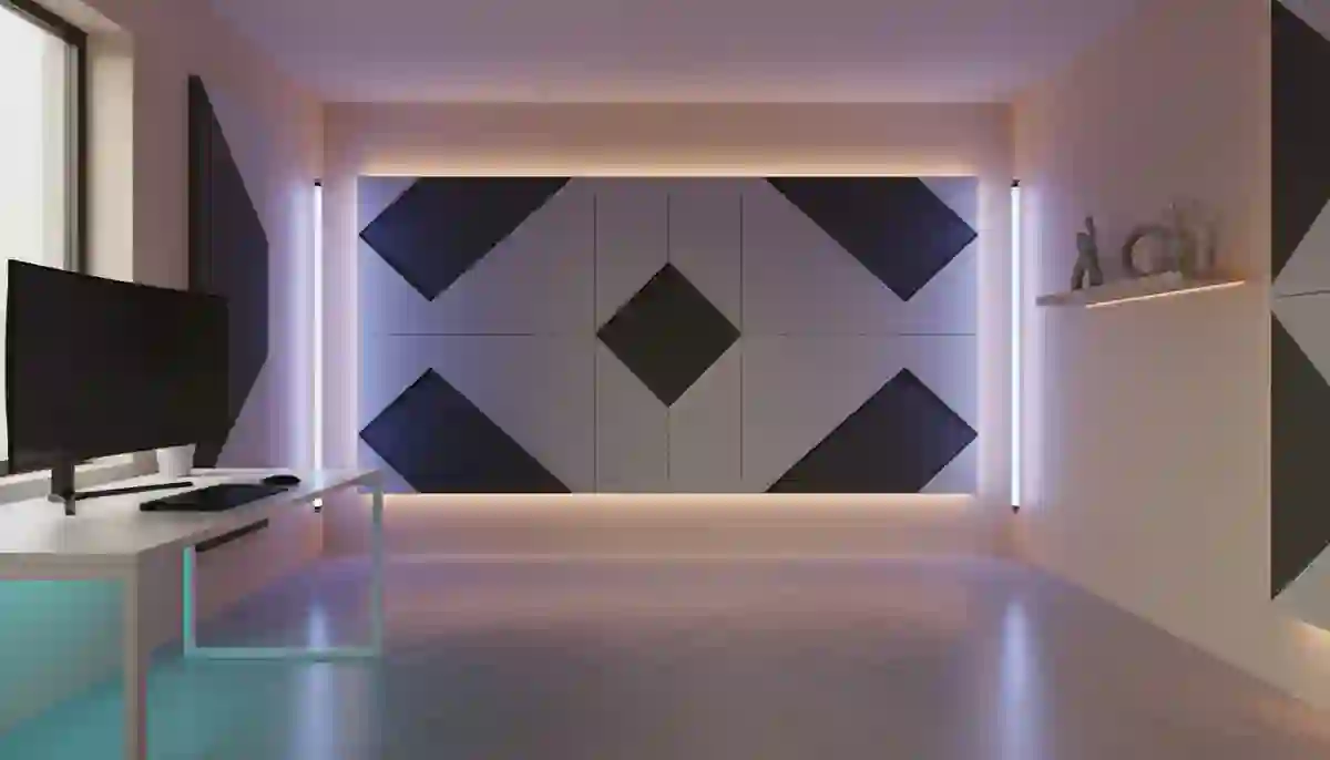 Modern YouTube Studio Background