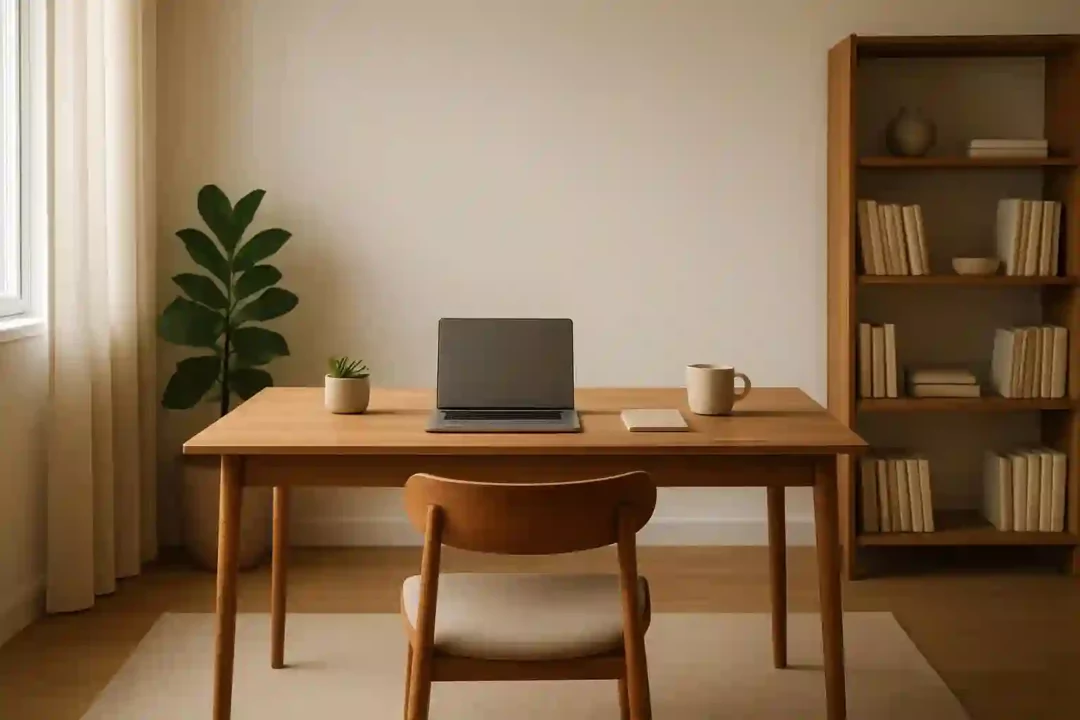 Minimal Home Office Background