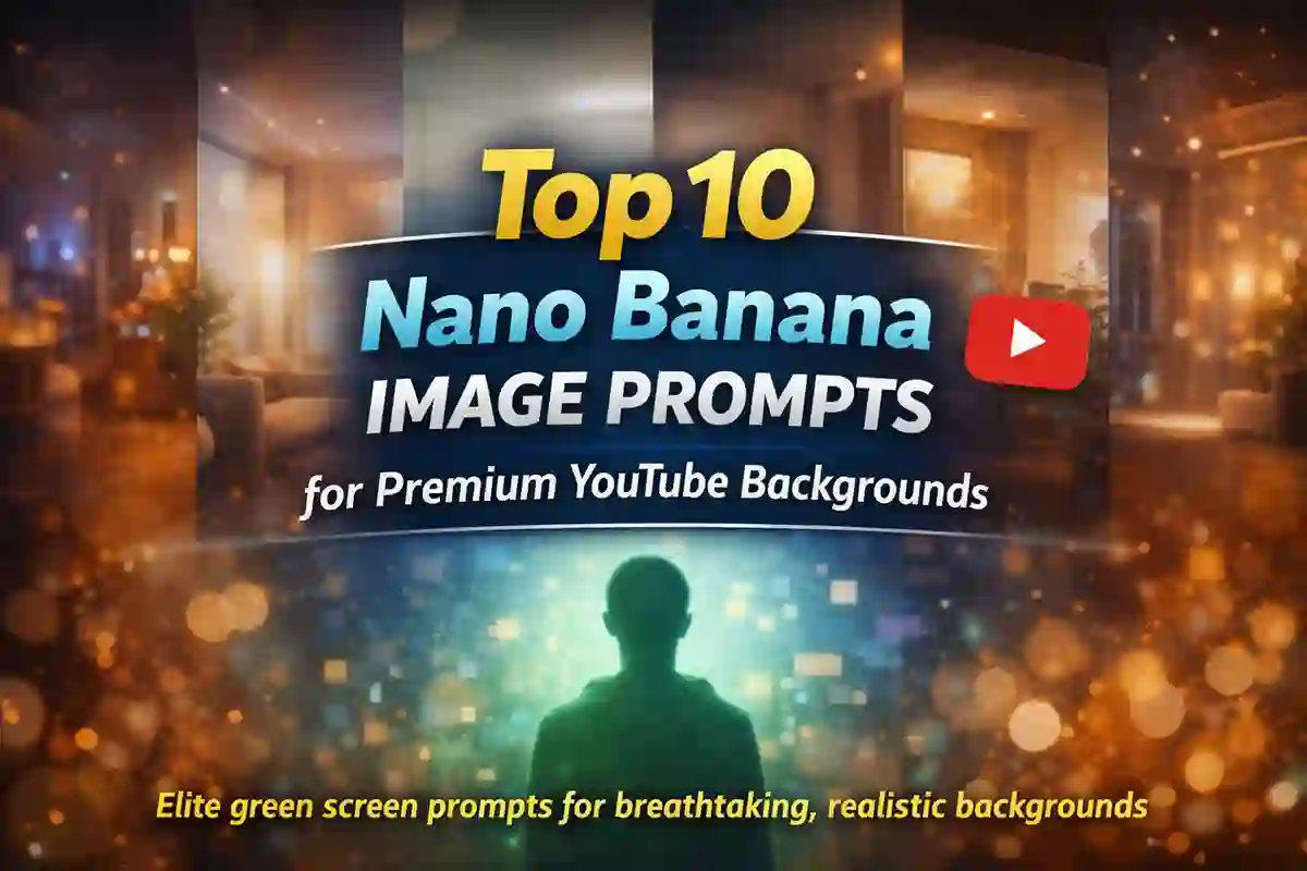 Top 10 Nano Banana Image Prompts for YouTube Backgrounds