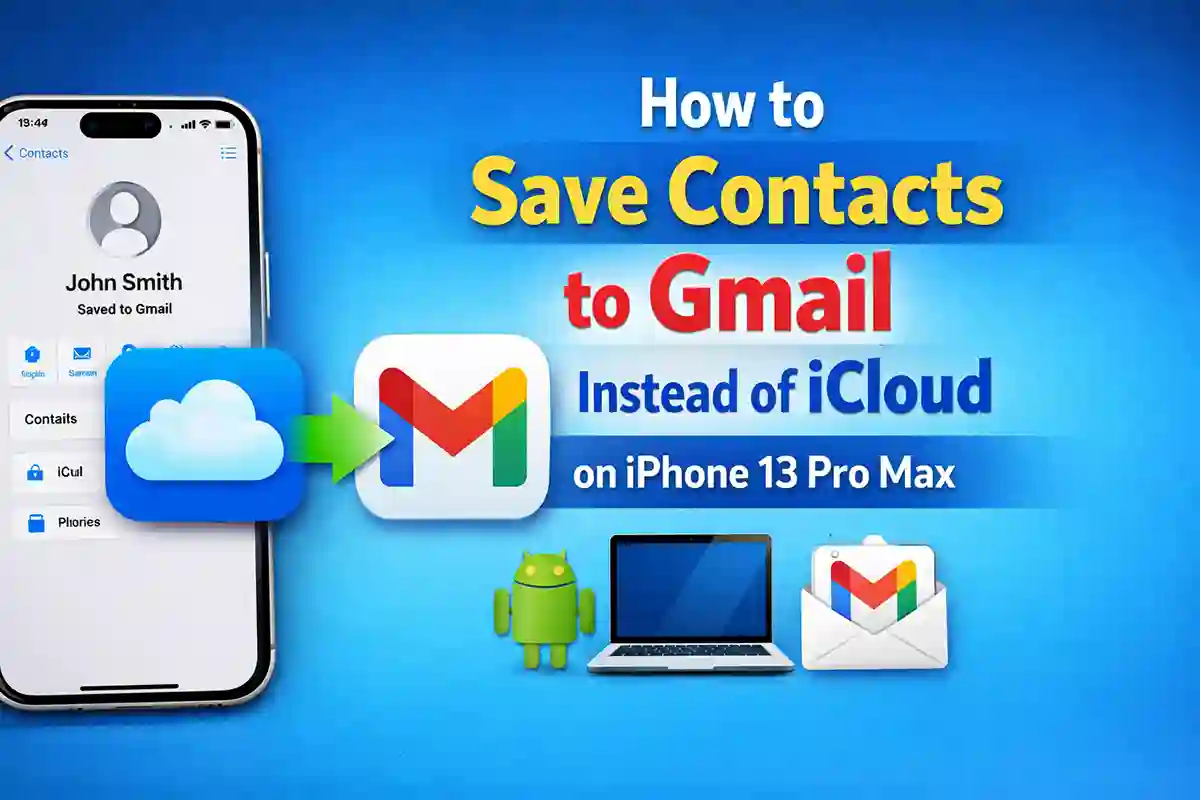 How to Save Contacts in Gmail Instead of iCloud on iPhone