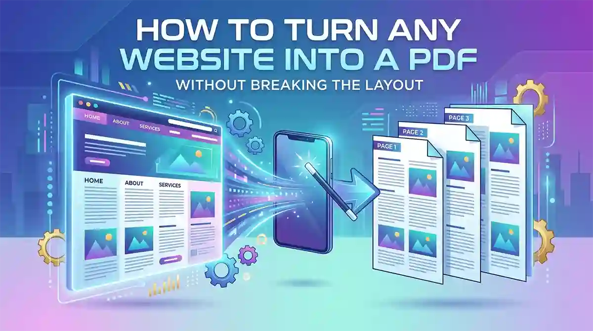 How to Turn Any Website into a PDF